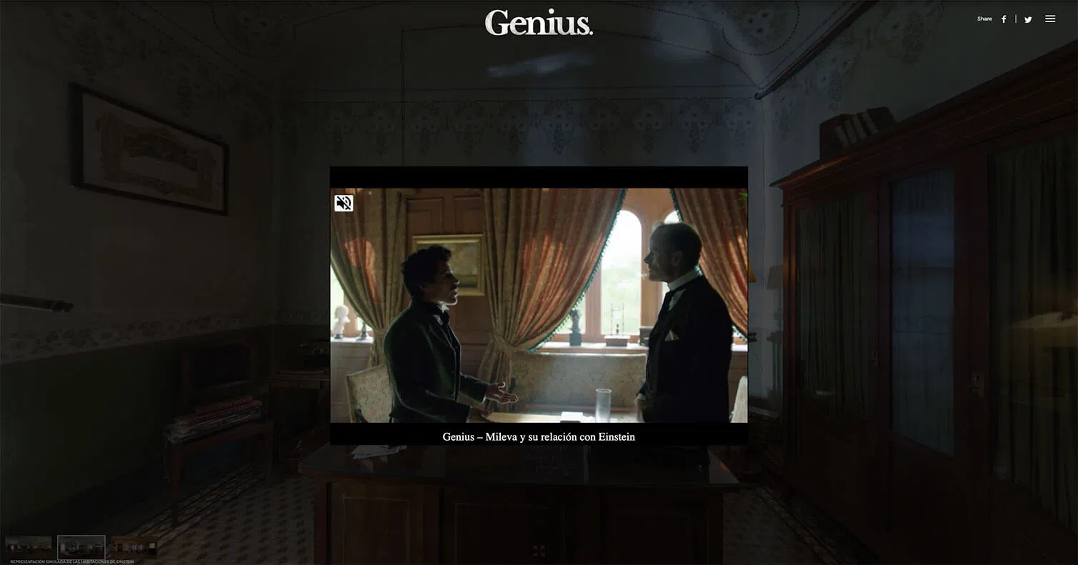 Captura del proyecto Genius